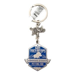 Universal Studios Jurassic World Baby Triceratops Keychain